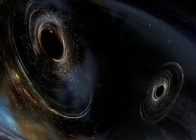 Black hole artwork